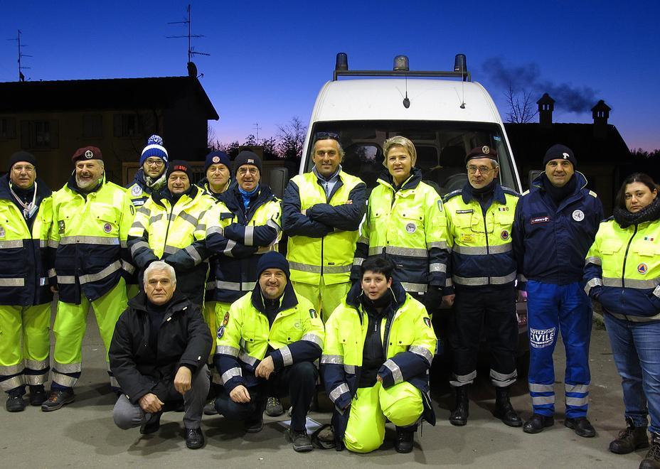 Scosse, neve e gelo, volontari modenesi in trincea accanto ai terremotati