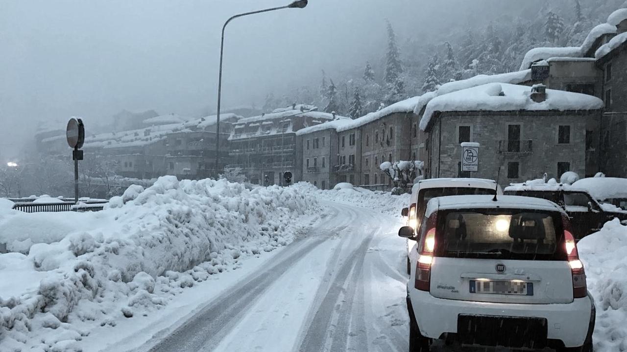 Il Comune di Acquasanta bloccato anche dalla neve
