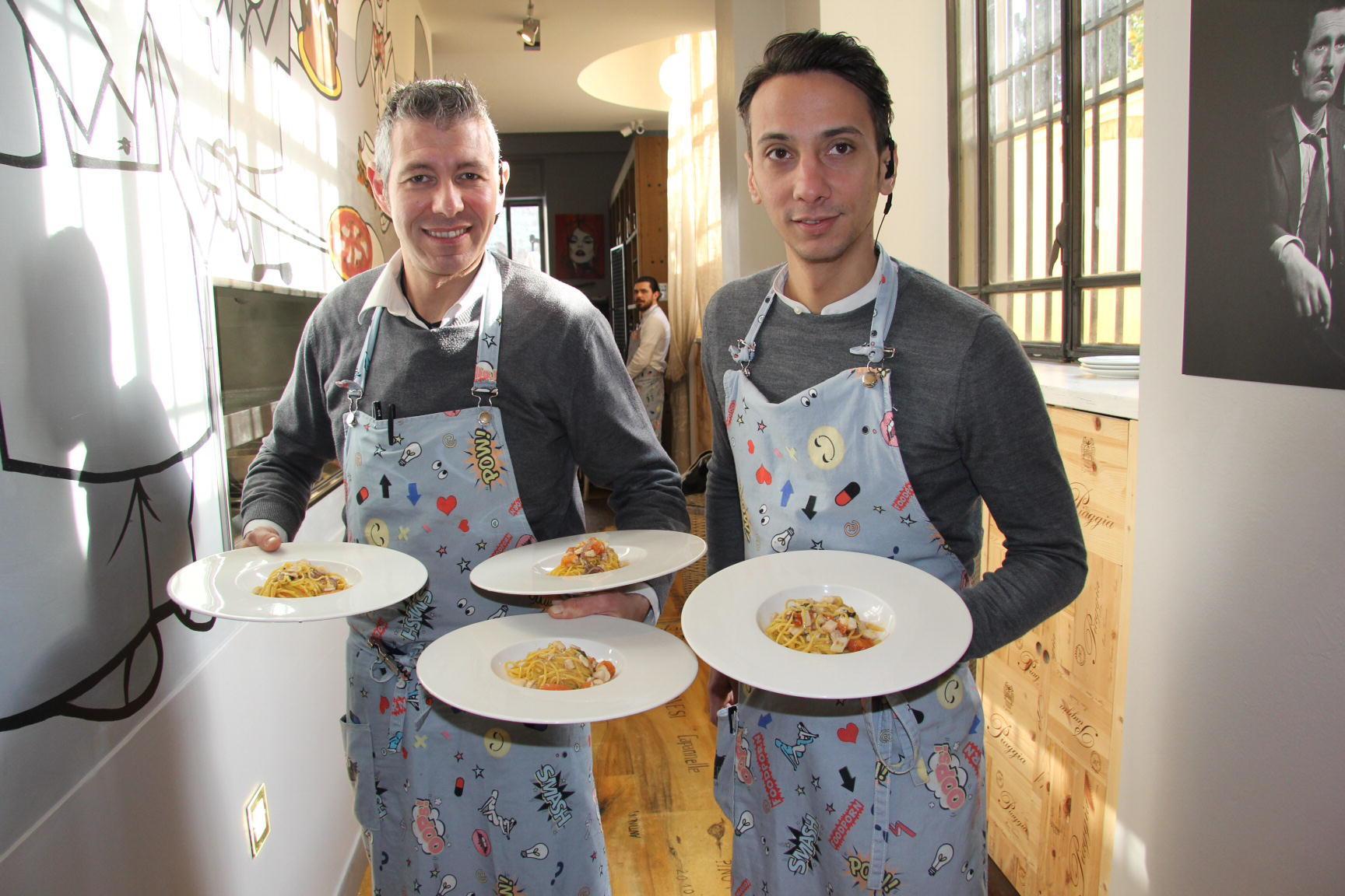 Piatti di pesce al Decanter (foto Batavia)