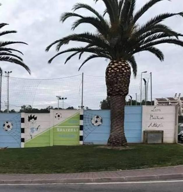 Un bellissimo murale per il Salivoli 