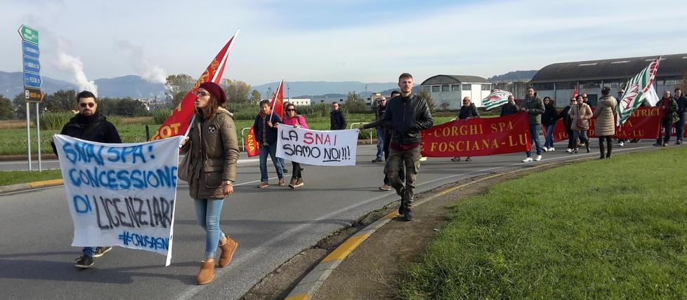 Ispettori dell’Inps alla sede Snai 