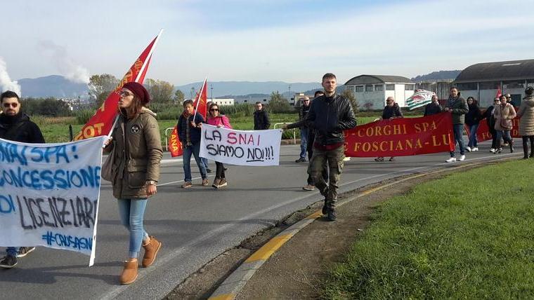 Ispettori dell’Inps alla sede Snai