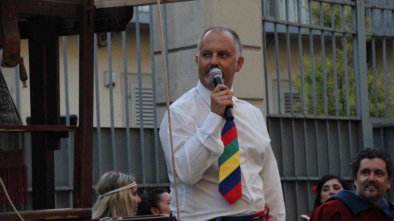 Il presidente del Comitato gioco della Palla Grossa Gabriele Villoresi