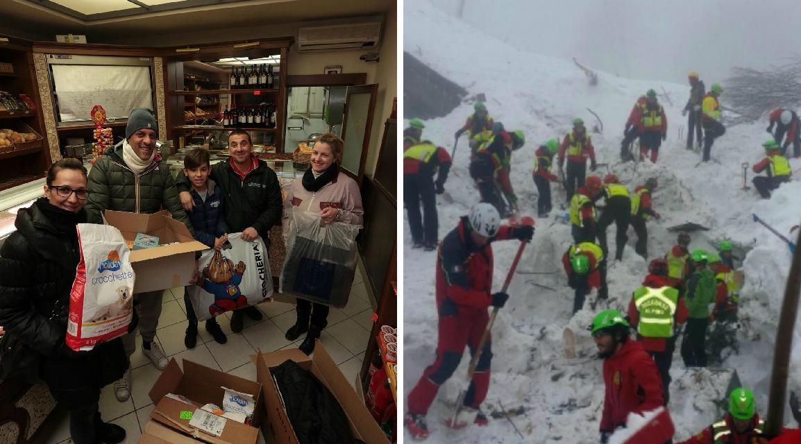 Dai social... alla solidarietà: maxi-raccolta di beni per i terremotati - Foto 