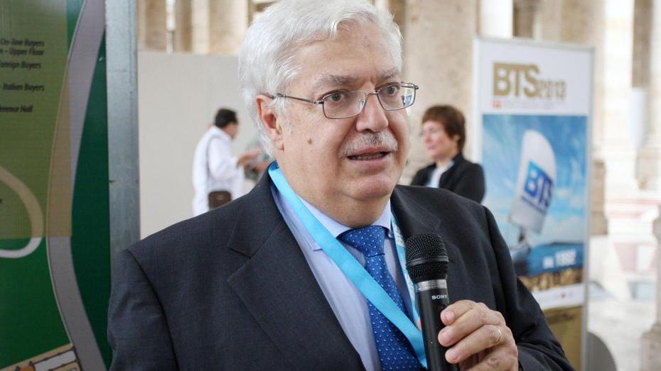 Dante Simoncini (presidente di Federalberghi - Apam) alle Terme Tettuccio (Foto Nucci)