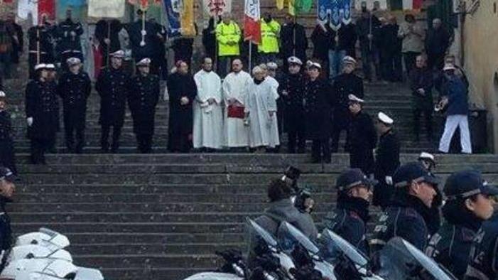 Polizia municipale in festa