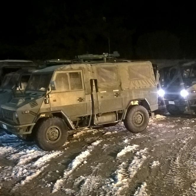 Il Savoia Cavalleria impegnato ad Arquata Mezzi e uomini in prima linea nei soccorsi 