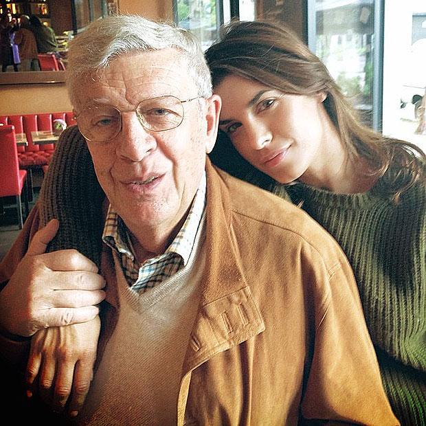Cesare ed Elisabetta Canalis in una foto pubblicata su Instagram 
