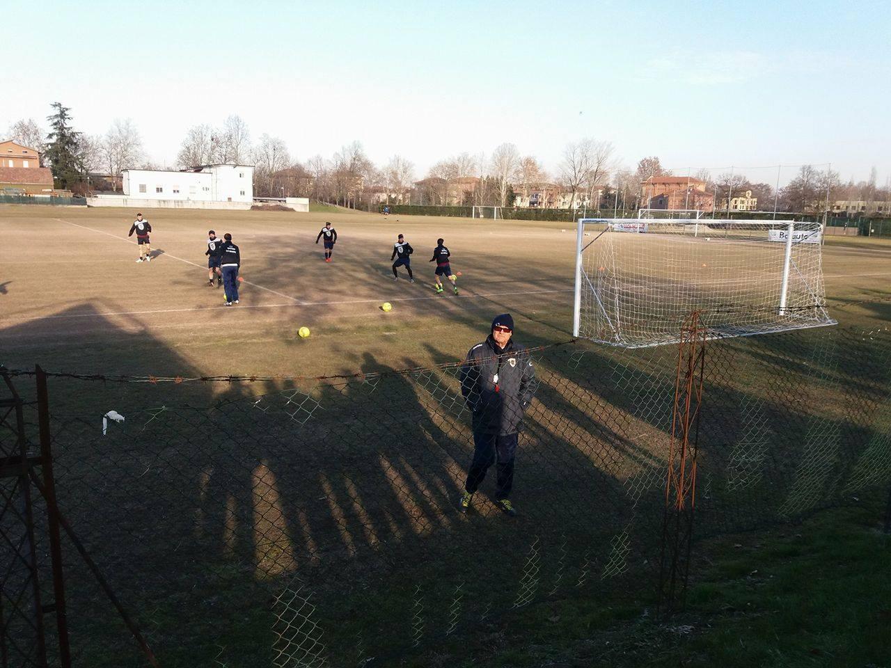 Reggiana, mister Menichini dirige il primo allenamento