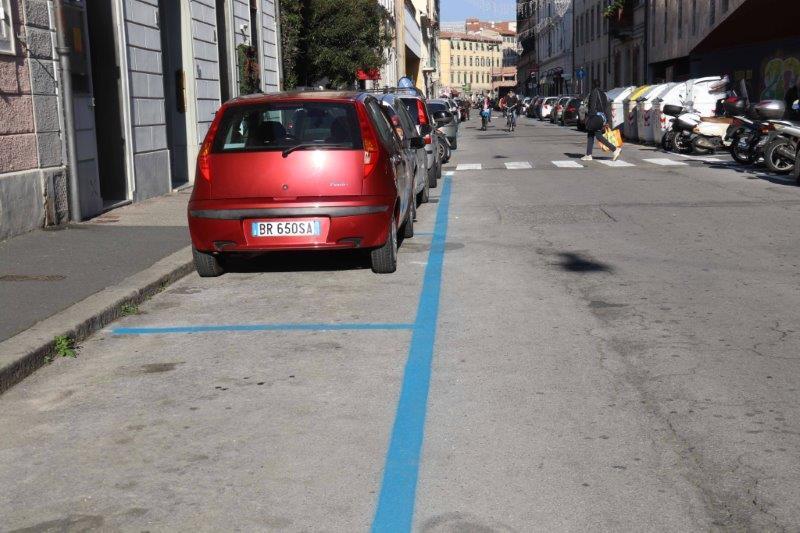 I parcheggi della nuova "Zsc blu" di via Roma (pentafoto)