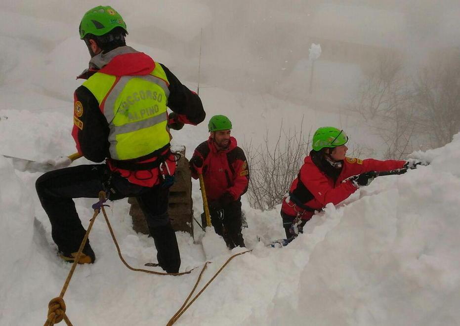 Tre ragazzi versiliesi nell’inferno bianco dell’Abruzzo 