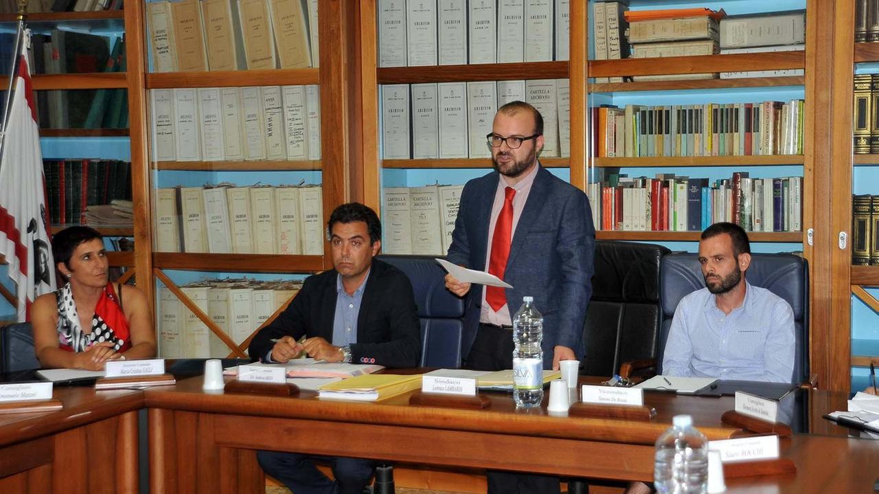 Lorenzo Lambardi nel suo ultimo consiglio comunale