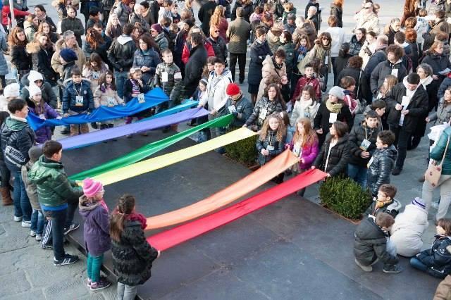 Un passata edizione della Marcia della pace
