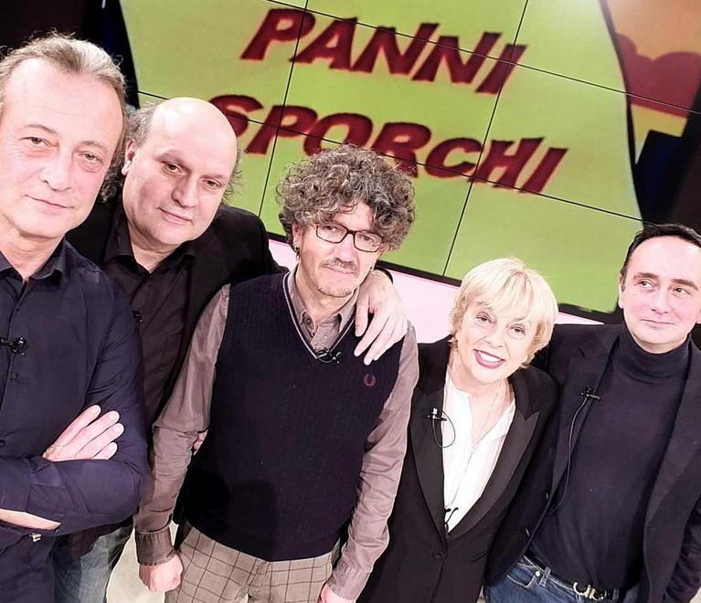 Da sinistra Graziano Salvadori, Massimo Antichi, Guido Genovesi, Katia Beni e Alessio Nonfanti Kagliostro