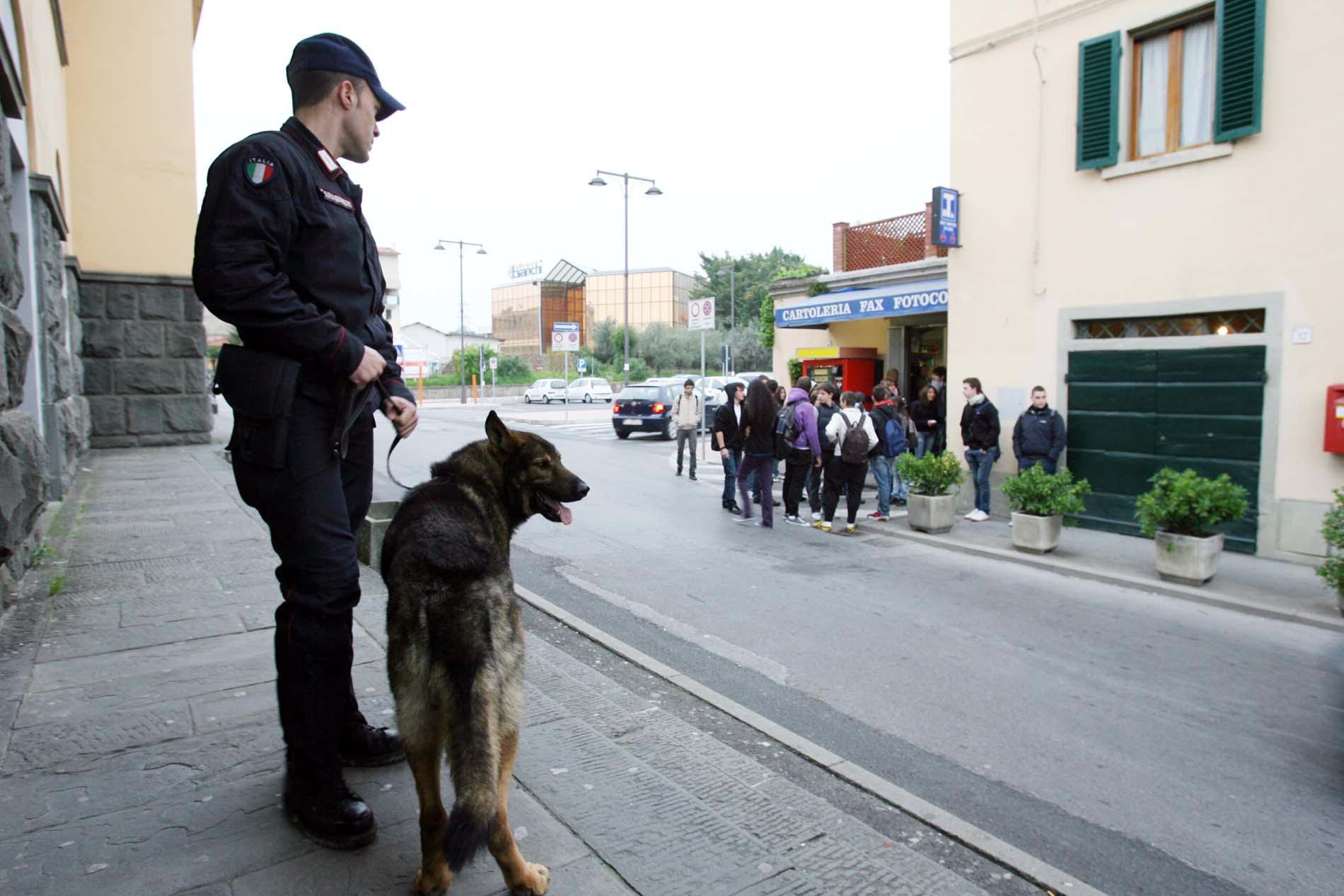 Operazione antidroga dei carabinieri a Pescia (Foto d'archivio)