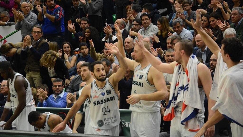 Basket Champions League, la Dinamo Sassari pesca il Cez Nymburk per i playoff