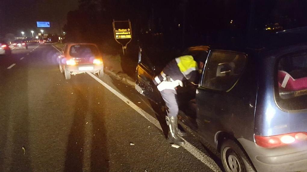 Le due Seicento coinvolte nell'incidente