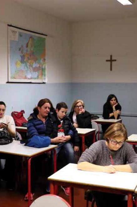 Un momento dell'incontro