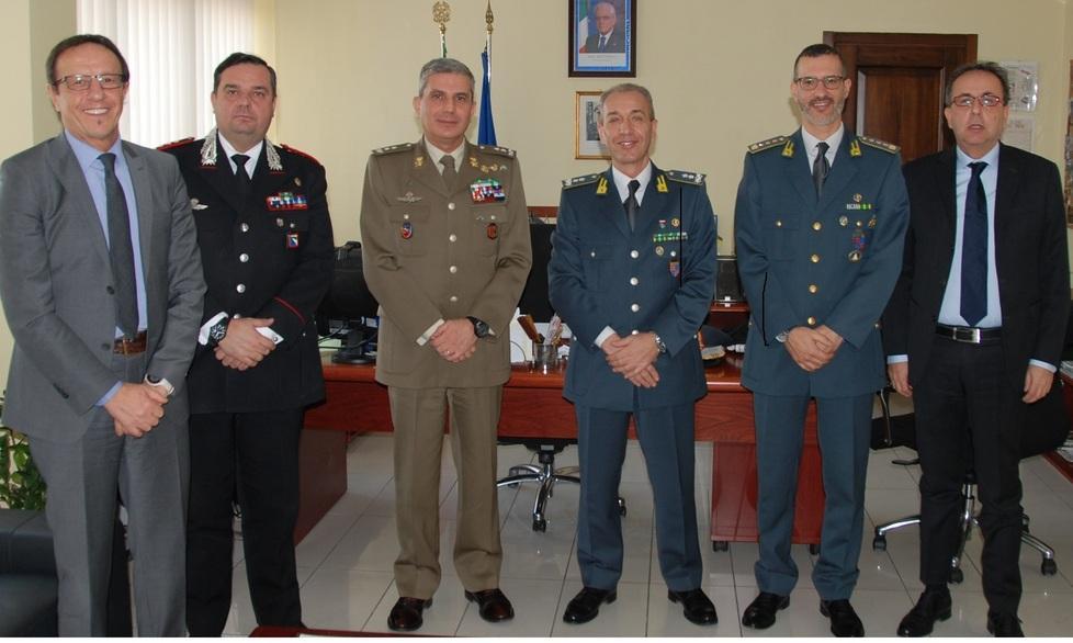 Visita del comandante regionale Gerli