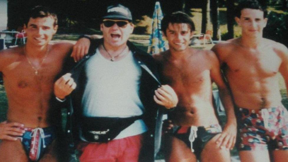Christian: In piscina a Zocca con Vasco