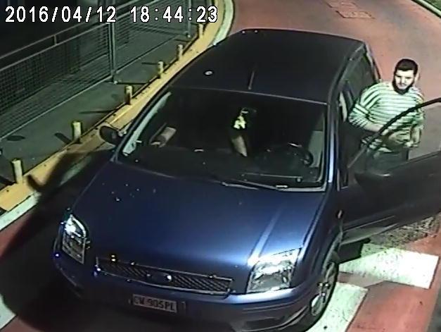 Persejo Emrula sulla Ford Fusion rubata 