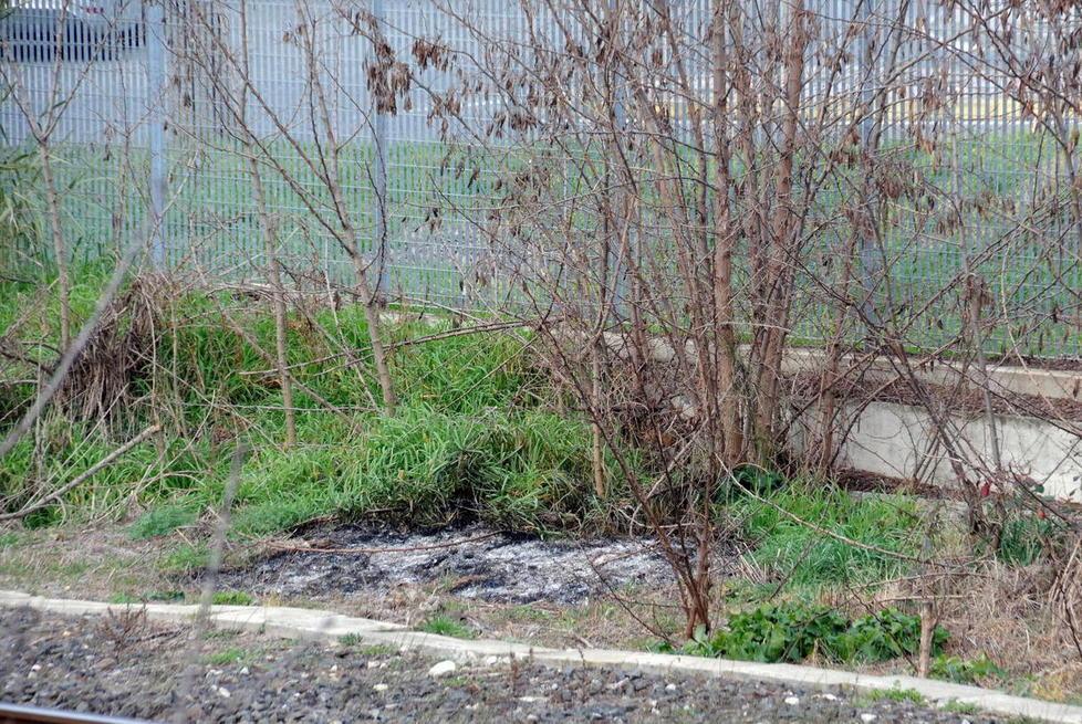 Passa il treno, scoppiano 5 roghi 