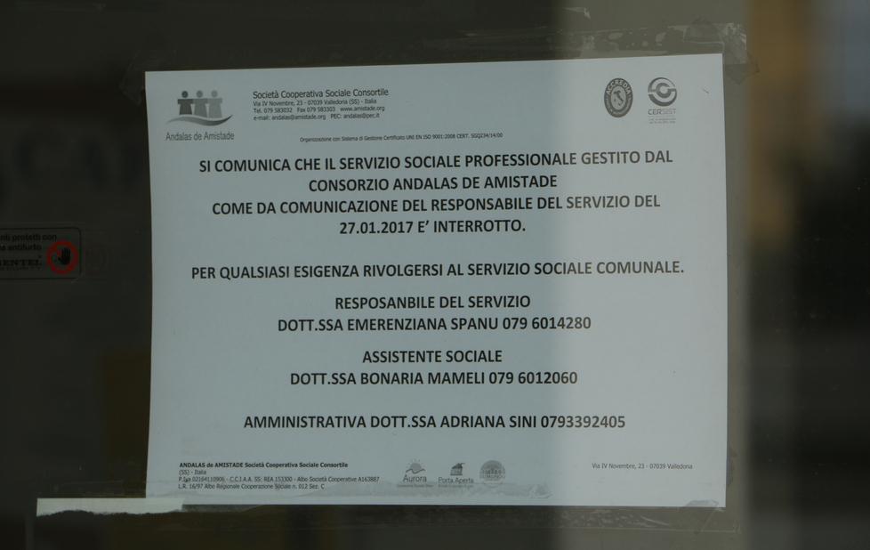 Sorso, stop proroghe: la coop Andalas fuori dai servizi sociali 