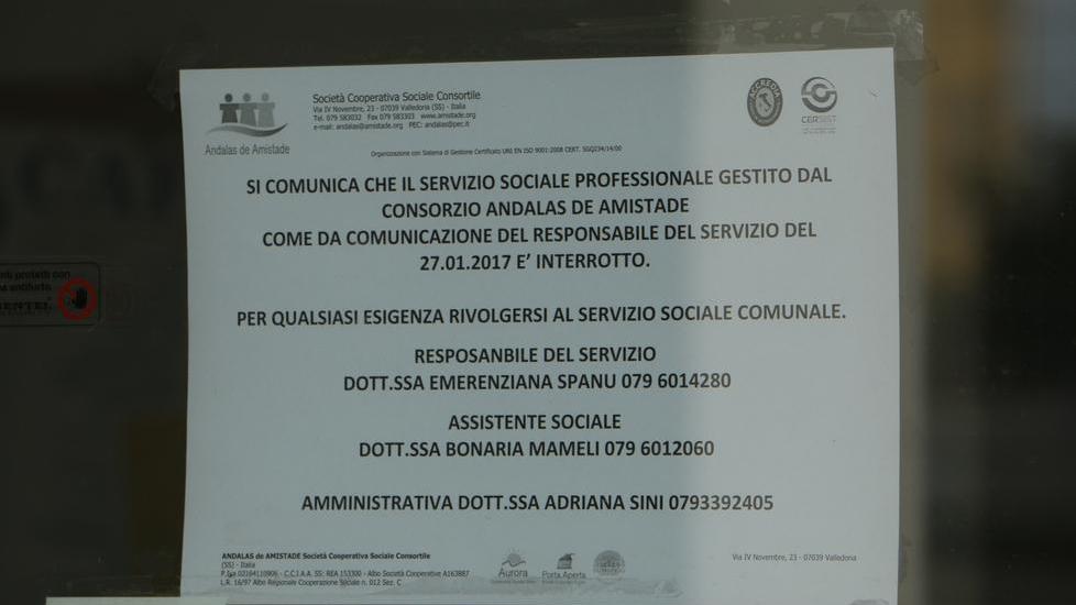 Sorso, stop proroghe: la coop Andalas fuori dai servizi sociali