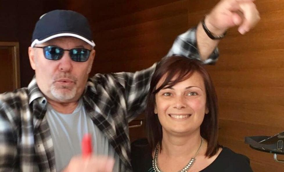 Azzurra, da sempre al seguito di Vasco