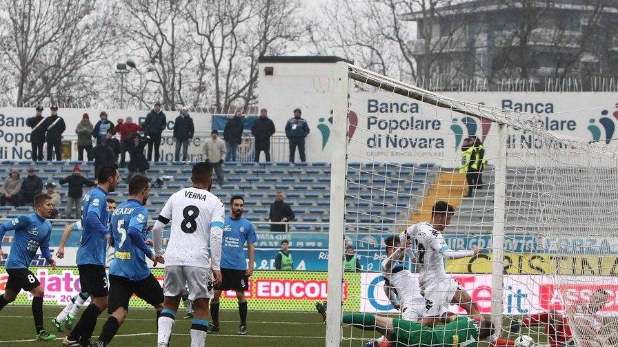 Il pari a Novara arriva in mischia all’ultimo secondo