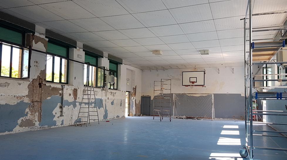  Ora la palestra del “Brindisi” è tornata come nuova