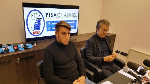 Loris Zonta col presidente Corrado (pisachannel.tv)