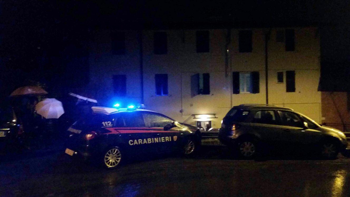 La casa dove è stato rinvenuto il cadavere dello studente (foto Cuffaro)
