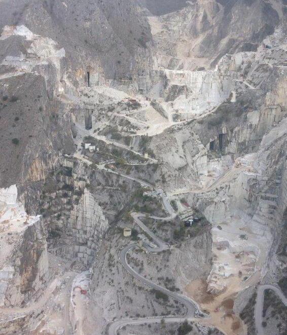 Uno scorcio delle cave