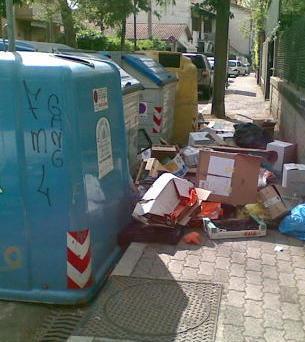 La scomparsa dei rifiuti per strada 