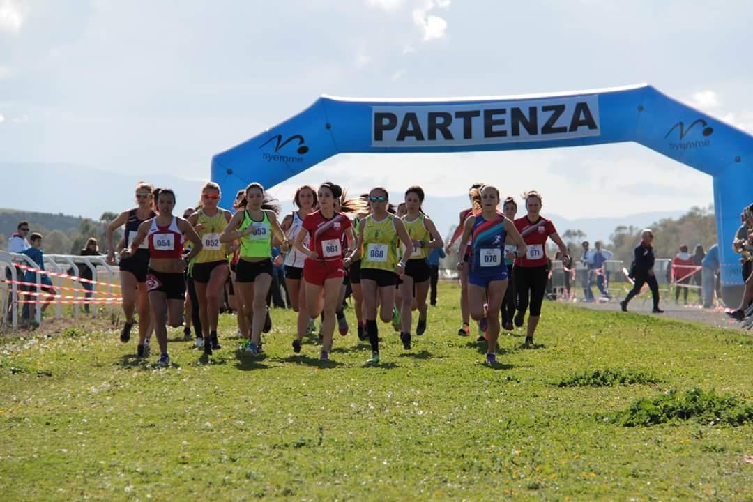 La partenza del cross femminile “Città di Villacidro”