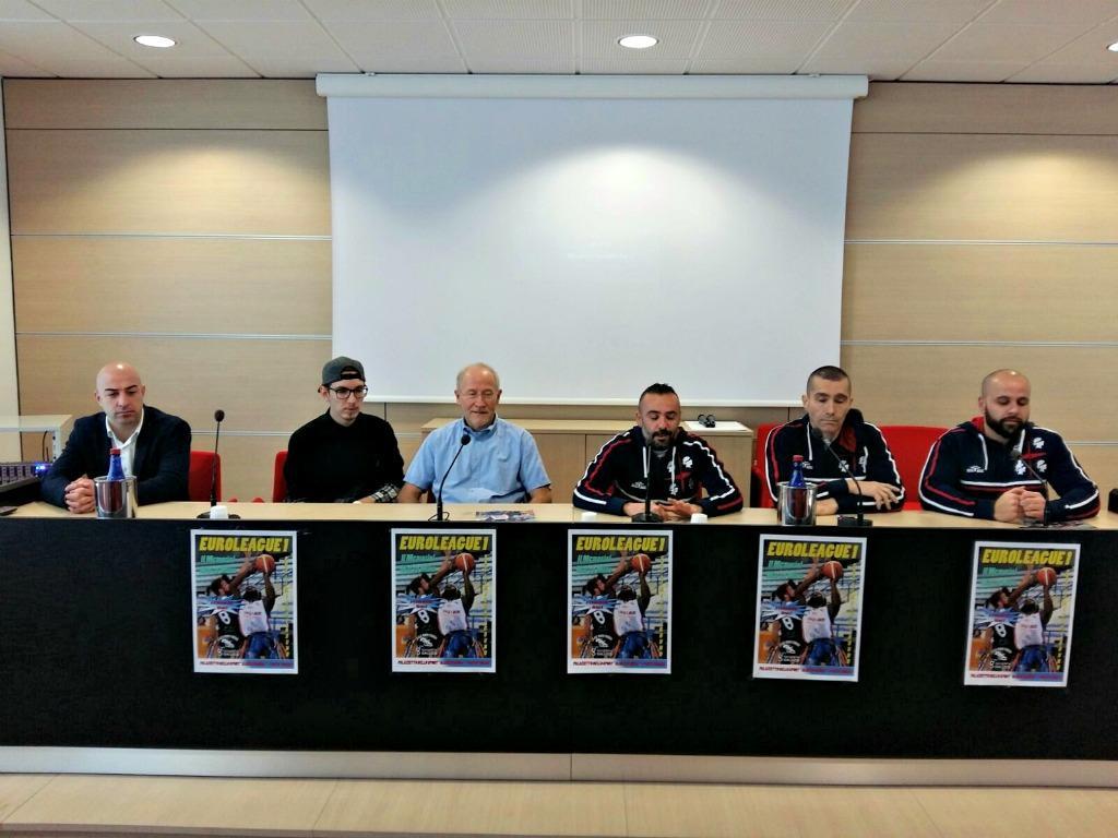 La presentazione dell'Euroleague di basket in carrozzina alla Nuova Satdegna