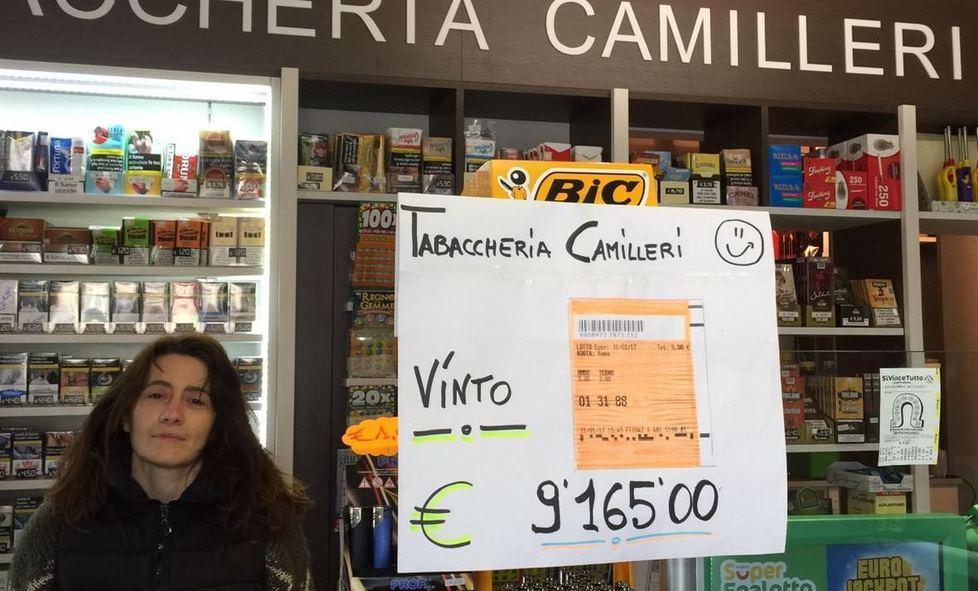 Vinti oltre 9mila euro al Lotto