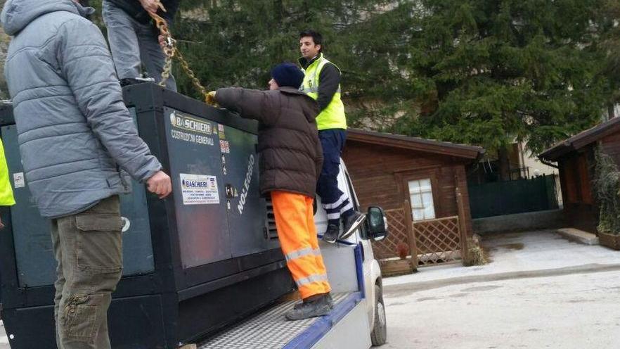 I Volontari della Sicurezza portano aiuti ai terremotati