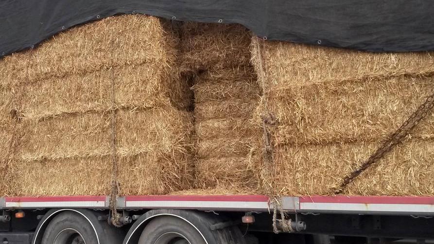Dal camion volano balle di paglia Paura sulla Rossonia