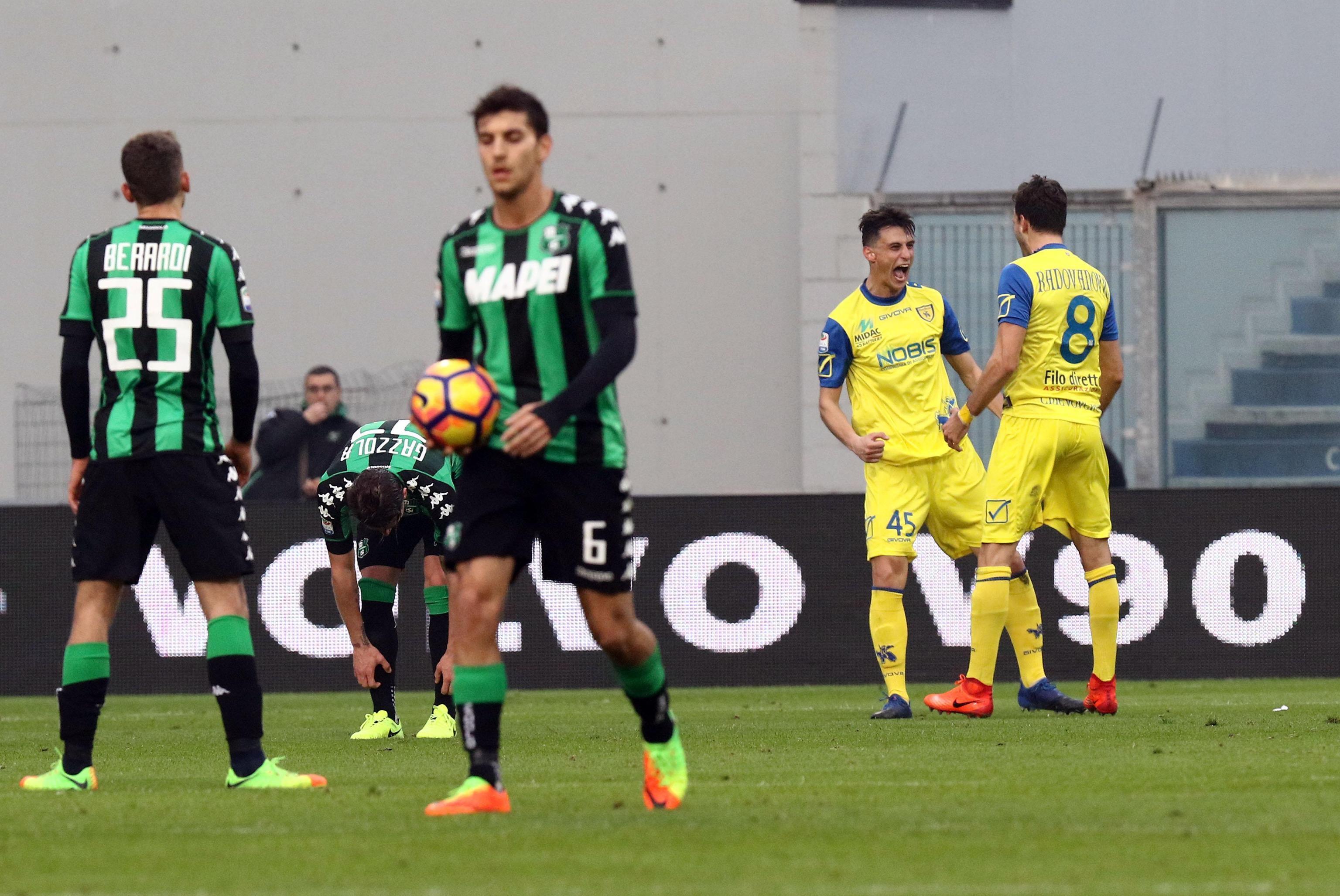 La delusione del Sassuolo
