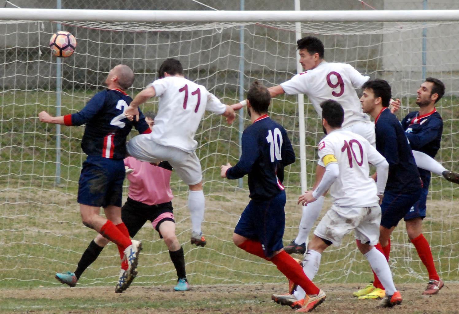 Un momento del match fra Argentana e Classe