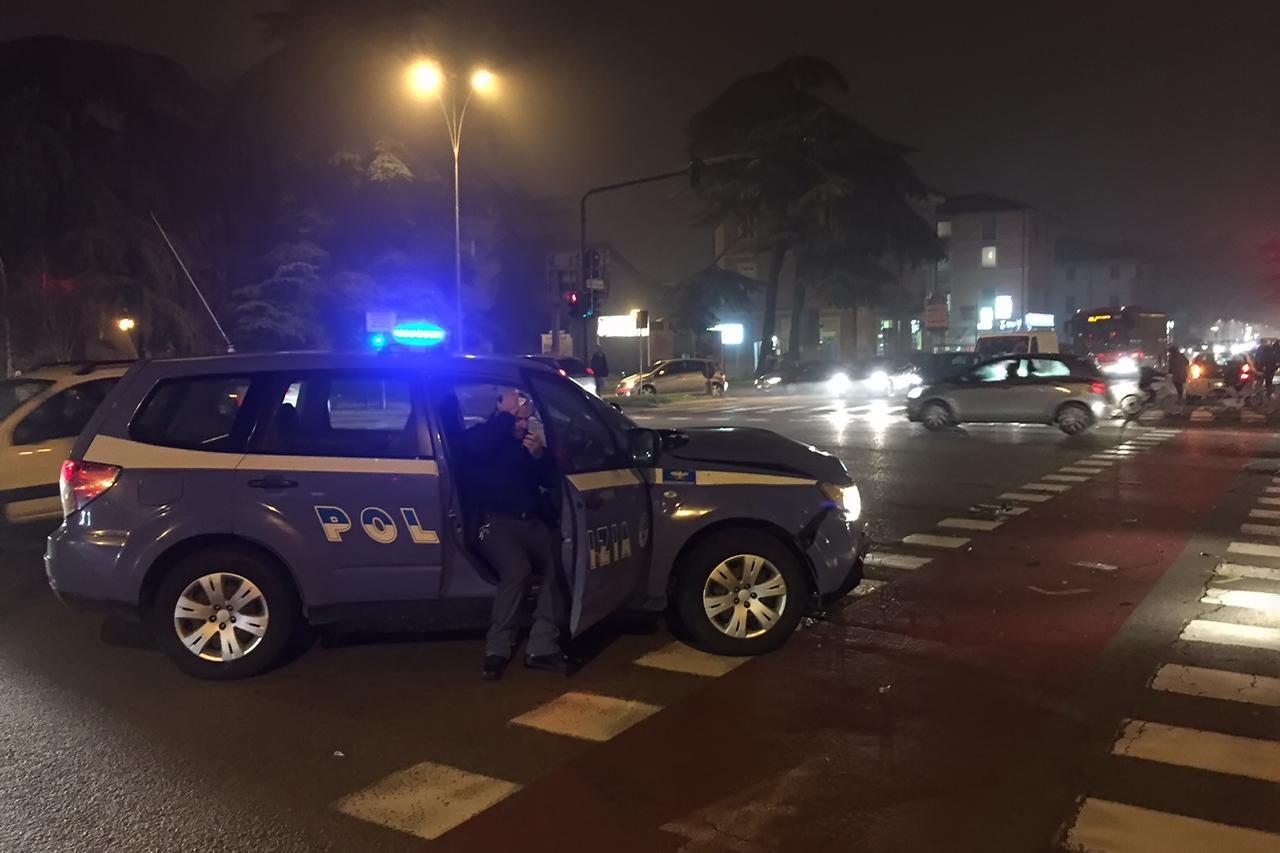 La polizia è intervenuta sul luogo dell'incidente mortale di Sassuolo
