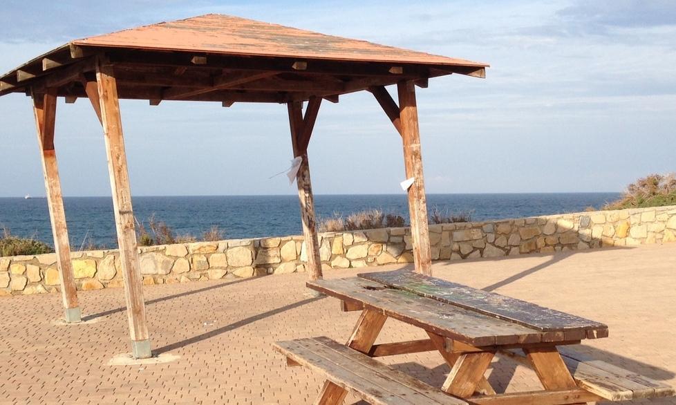 Il gazebo di Balai è pericolante