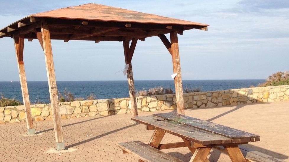 Il gazebo di Balai è pericolante
