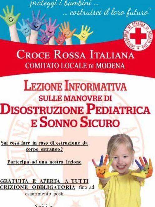 Manovre salvavita, lezione della Croce Rossa 