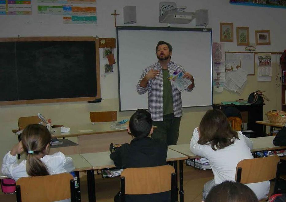 Lezione con l’autore per gli alunni di quinta elementare