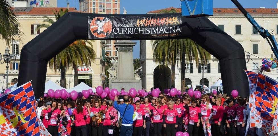 Corsa in rosa, tutta Sassari pronta per dire no alla violenza 