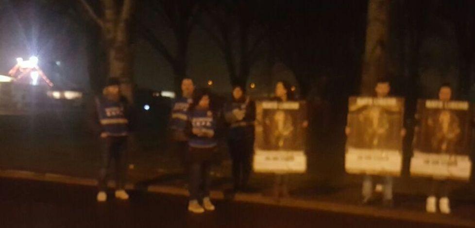 Manifestanti contro il circo Ancora proteste alla Rivana
