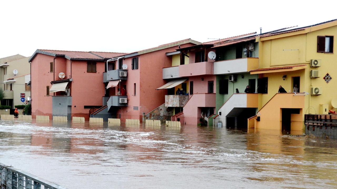 L'alluvione a Olbia